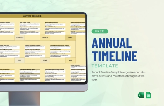 Annual Timeline Template