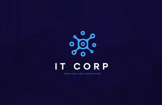 IT AI & Machine Learning Services Logo Template