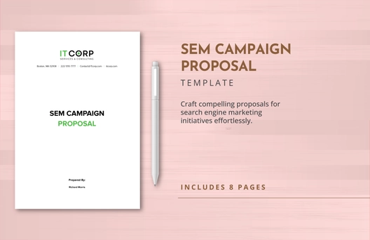 SEM Campaign Proposal Template