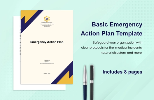 Basic Emergency Action Plan Template