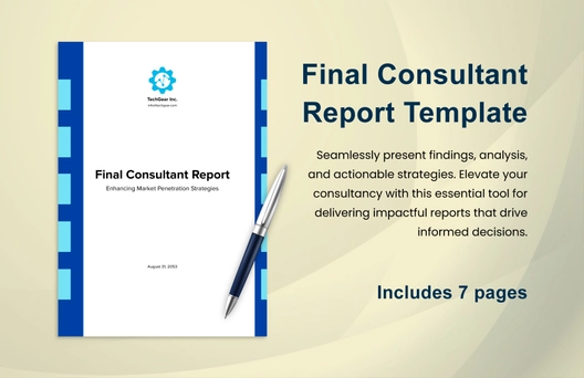 Final Consultant Report Template
