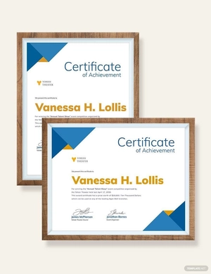 Talent Show Award Certificate Template