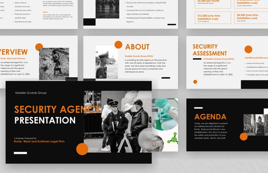 Security Agency Presentation Template