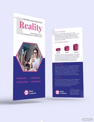 Creative Agency DL Card Template