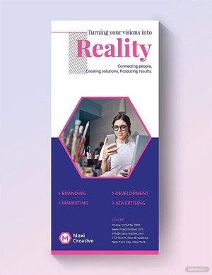 Creative Agency Rackcard Template