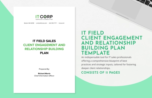 IT Field Sales Client Engagement and Relationship Building Plan Template