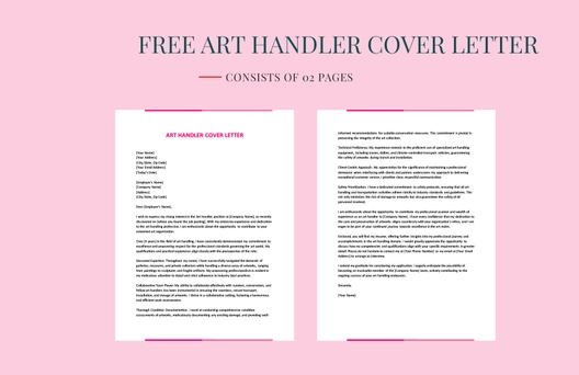 Art Handler Cover Letter