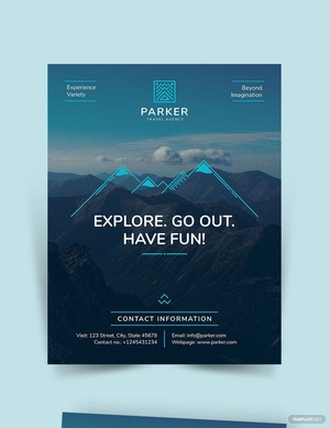 Travel Agency Flyer Template
