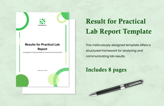 Result for Practical Lab Report Template