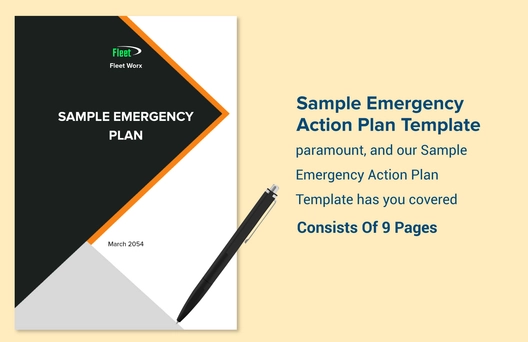 Sample Emergency Action Plan Template