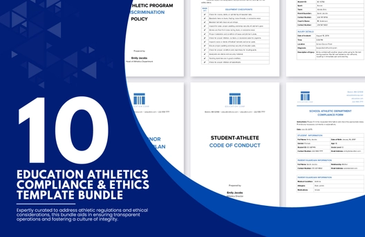 10 Education Compliance and Ethics Template Bundle