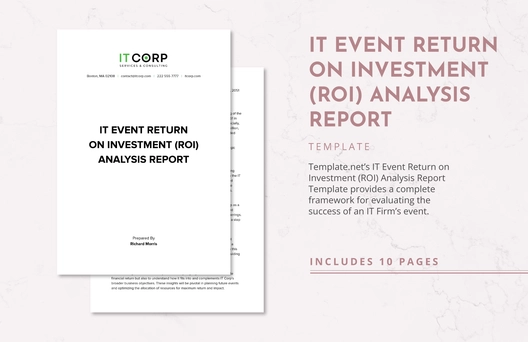 IT Event Return on Investment (ROI) Analysis Report Template