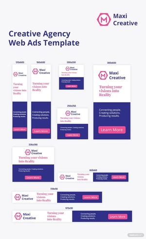 Creative Agency Web Ads Template