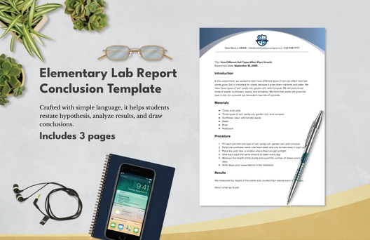 Elementary Lab Report Conclusion Template Elementary Lab Report Conclusion Template