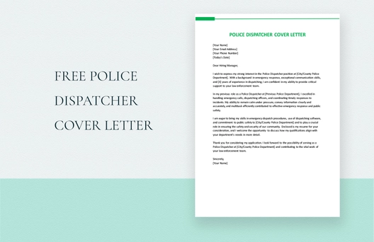 Police Dispatcher Cover Letter