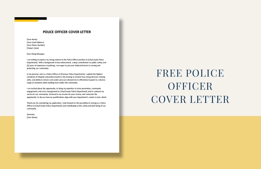 Police Officer Cover Letter