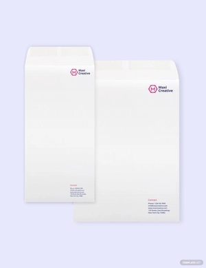 Creative Agency Envelope Template