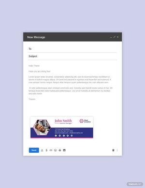Creative Agency Email Signature Template