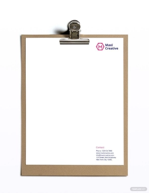 Creative Agency Letterhead Template