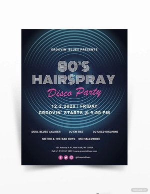 Disco Party Flyer Template