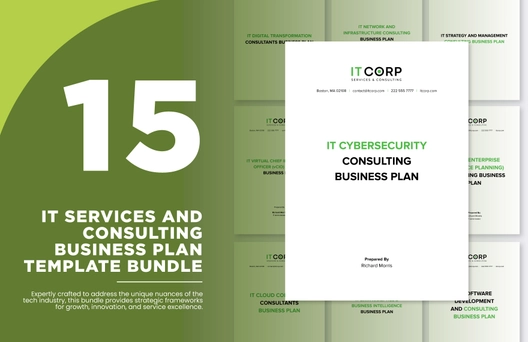 15 IT Services and Consulting Business Plan Template Bundle