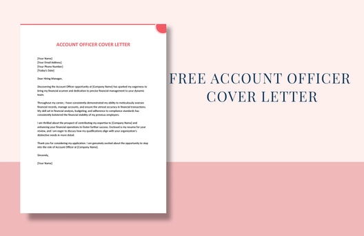 Account Officer Cover Letter