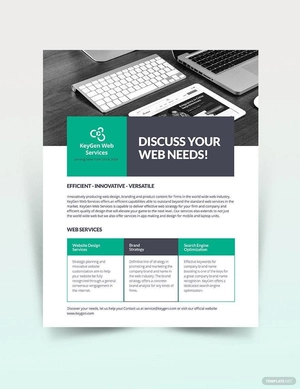 Web Design Flyer Template