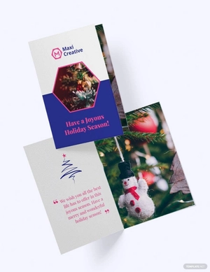 Creative Agency Greeting Card Template
