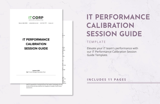 IT Performance Calibration Session Guide Template