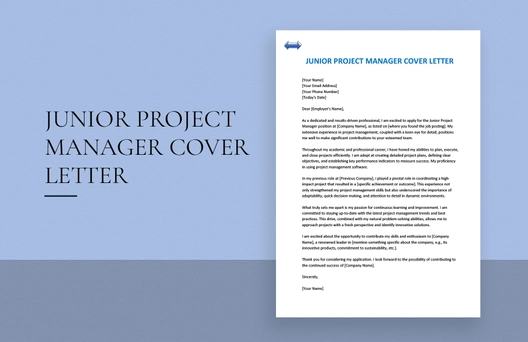 Junior Project Manager Cover Letter