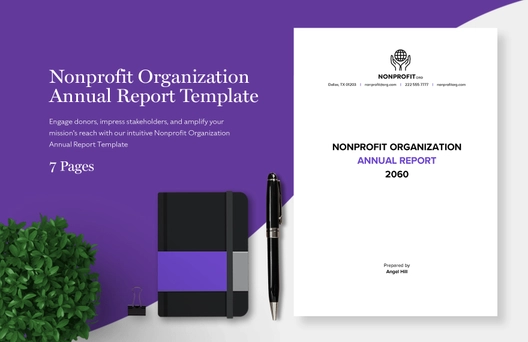 Nonprofit Organization Annual Report Template Nonprofit Organization Annual Report Template