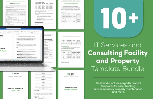 10+ IT Services and Consulting Facility and Property Template Bundle