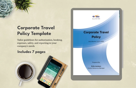 Corporate Travel Policy Template