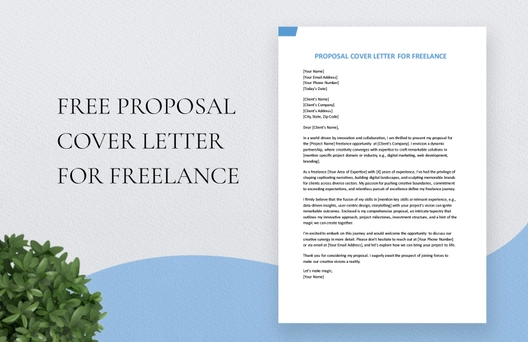 proposal cover letter for freelance