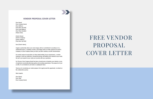 Vendor Proposal Cover Letter