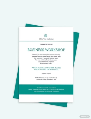 Business Invitation Template