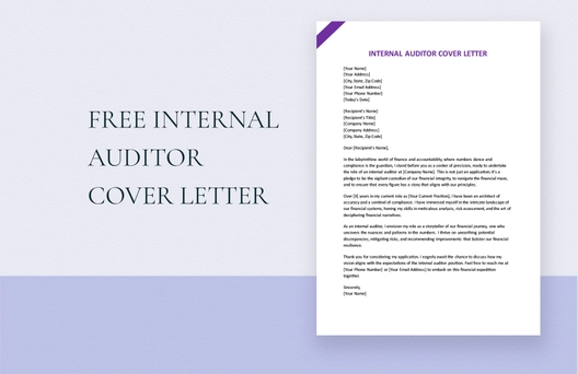 Internal Auditor Cover Letter