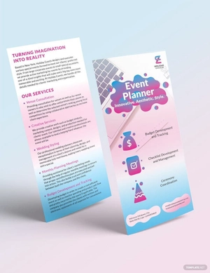 Event Planner DL Card Template