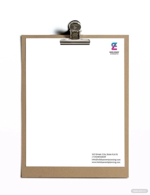 Event Planner Letterhead Template