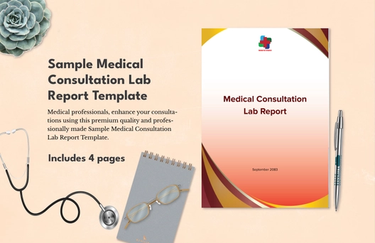 Sample Medical Consultation Lab Report Template