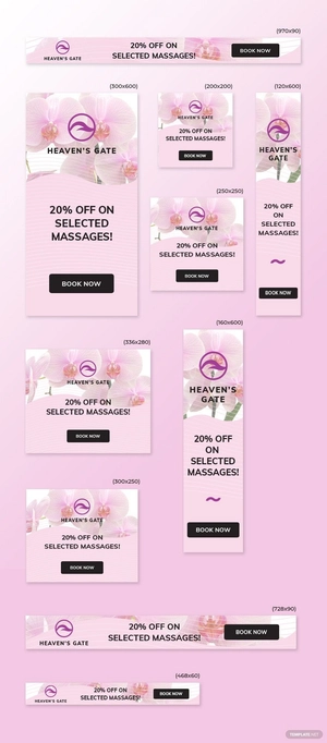 Massage Web ads Template