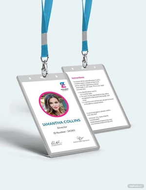Event Planner ID Card Template