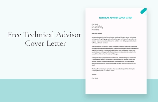 Technical Advisor Cover Letter