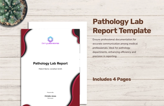 Pathology Lab Report Template Pathology Lab Report Template