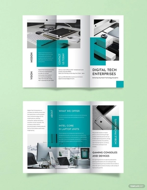 Technology Tri-Fold Brochure Template