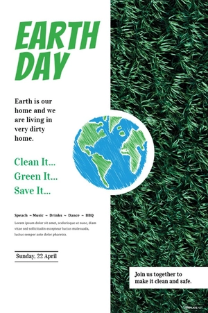 Earth Day Tumblr Post Template