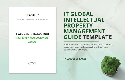 IT Global Intellectual Property Management Guide Template