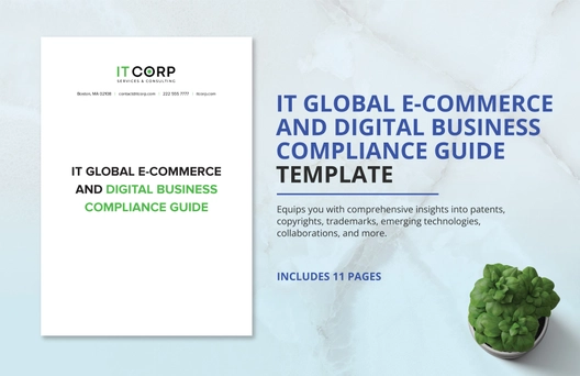 IT Global E-Commerce And Digital Business Compliance Guide Template