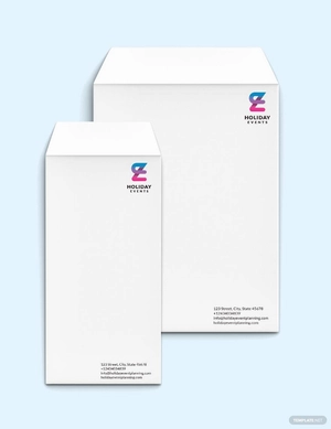 Event Planner Envelope Template