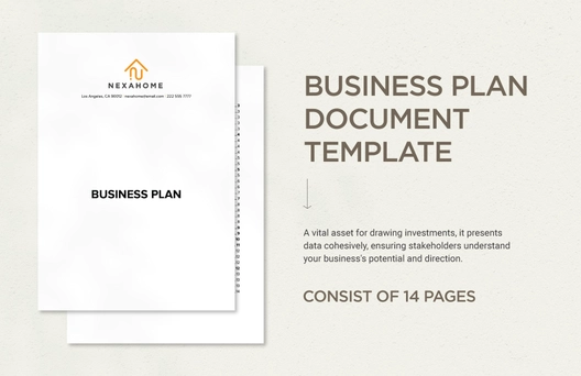 Business Plan Document Template
